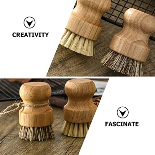 CALLARON Multipurpose Dish Brush with Bamboo Handle