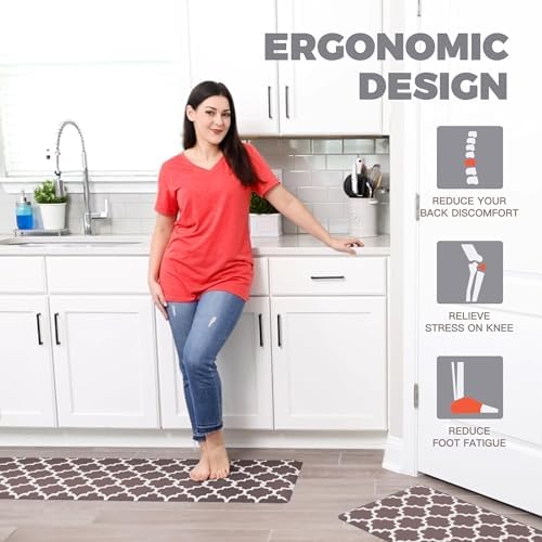 KOKHUB Anti Fatigue Kitchen Mat Set of 2