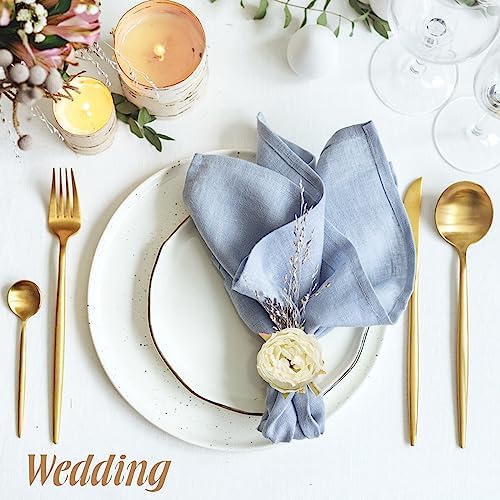 Elegant White Napkin Rings