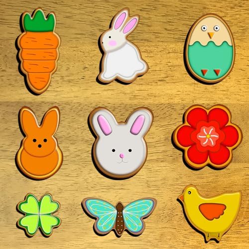 Easter Cookie Cutters Set - Perfect for Baking and Crafting