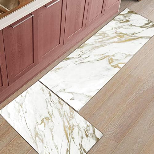Marble 2Pc Kitchen Rugs