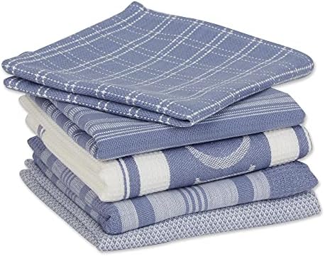 DII Everyday Collection Foodie Kitchen Set Stonewash Blue 5 Piece