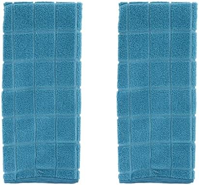 Hand Towel Set 2 Pack Teal Kitchen Decor