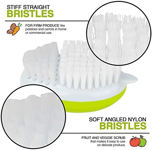 Experience thePrecision of Use with EXULTIMATE Fruit and Vegetable Brush Set of 2