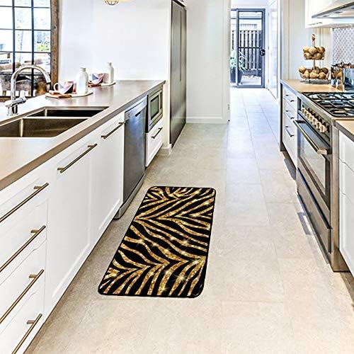 Non-Slip Zebra Kitchen RUG Anti-Fatigue Soft Durable
