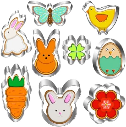 Easter Cookie Cutters Set - Perfect for Baking and Crafting