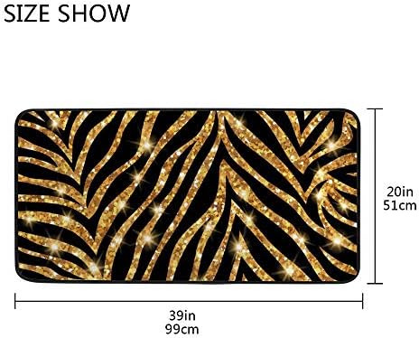 Non-Slip Zebra Kitchen RUG Anti-Fatigue Soft Durable