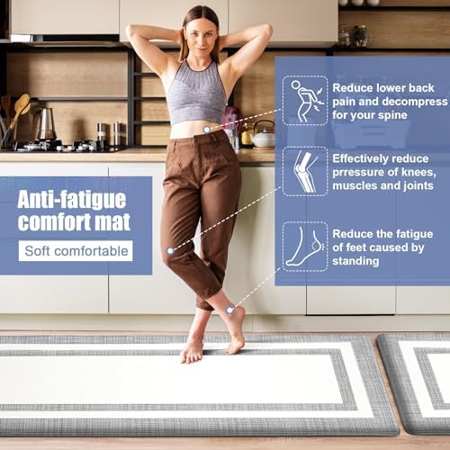 Sturdy Anti-Fatigue Kitchen Rugs for Standing