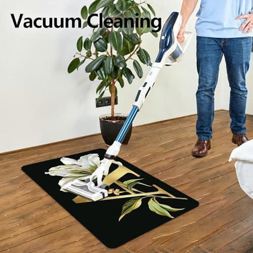 Letter A Kitchen Rugs 24x16 Non-Slip Farmhouse Kitchen Mat for KitchenSinkLaundry