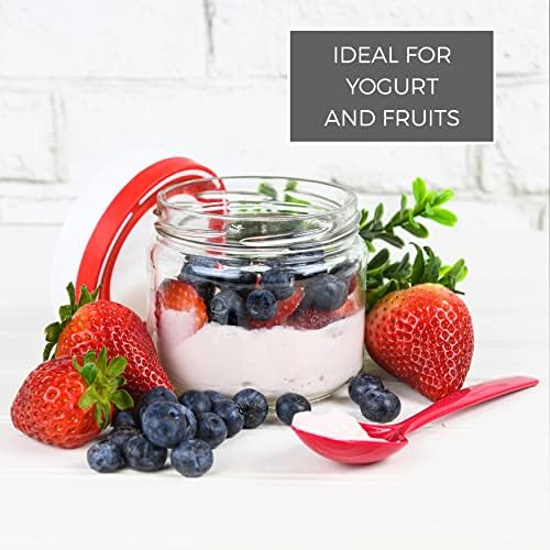 Tribello 10oz Mason Jars 6 Pack with Lids