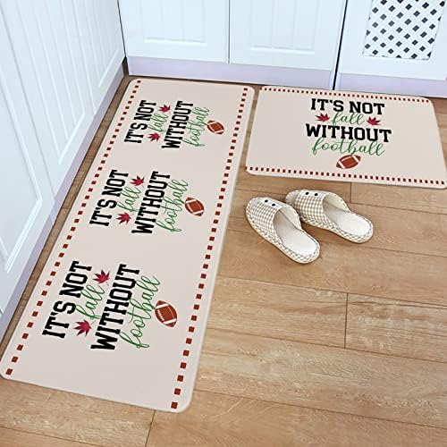 American Football Kitchen Rugs x2 Set