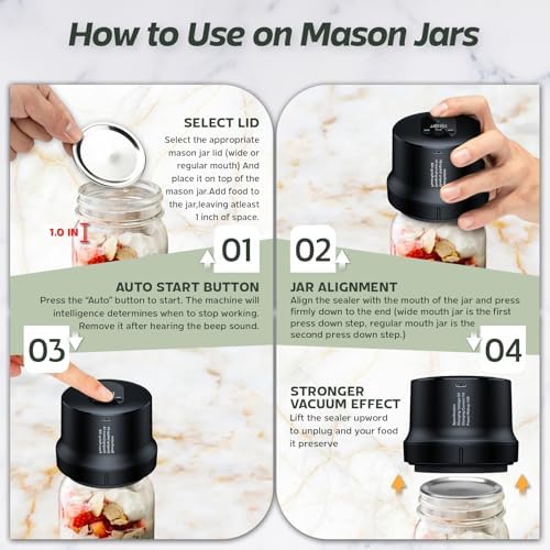 4-in-1 Mason Jar Sealer - Canceling Multiple Seals in One