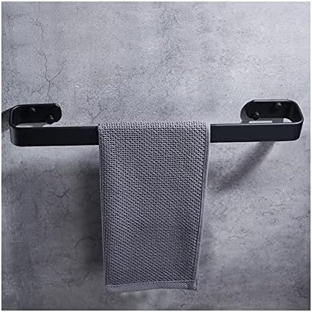 Versatile Black Towel Rail