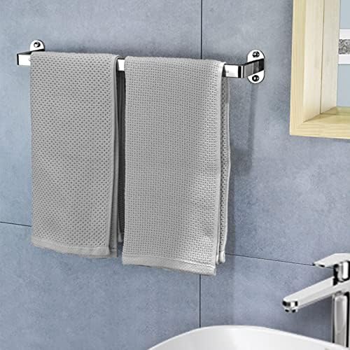 Stainless Steel Towel Bar Rail - Wall-Mounted Rounded Corner 157in