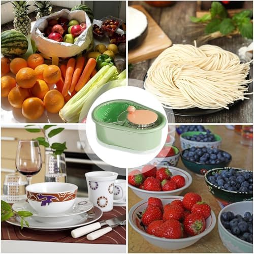 Ranley Fruit Cleaner Spinner with Brush and Bowl 1