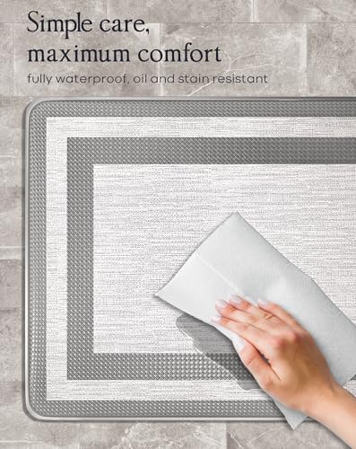 Durable Anti-Fatigue Kitchen Mat Set for Standing Desks and Multi-Use