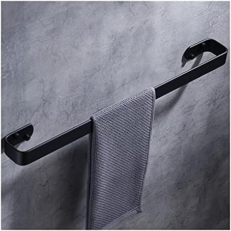 Versatile Black Towel Rail
