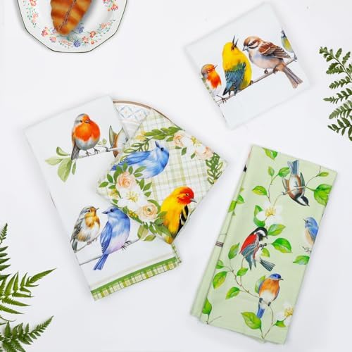 Elegant Birds Tea Towels