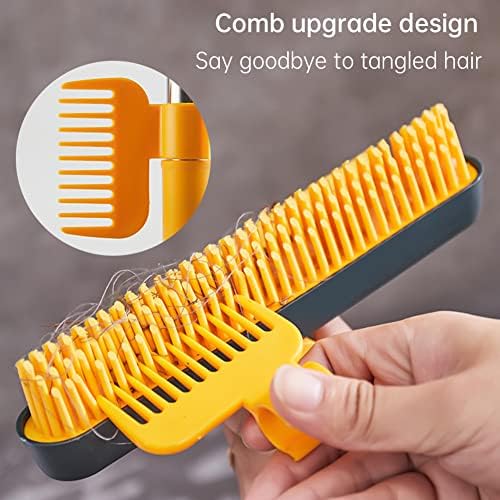 Ztexkee 3-in-1 Floor Scrub Brush with Stainless Steel Handle
