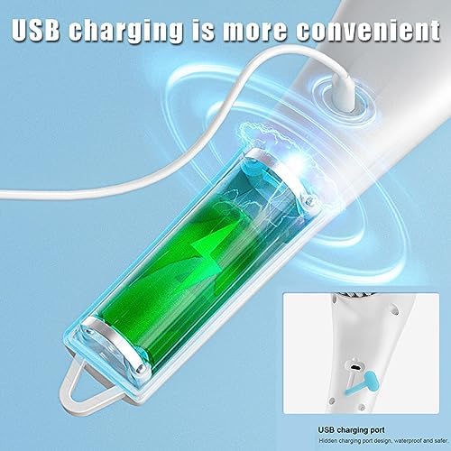 Handheld Shower Scrubber with 5 Heads Electric Brush