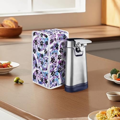 Tie-Dye Paws Stain Resistant Can Opener Cover