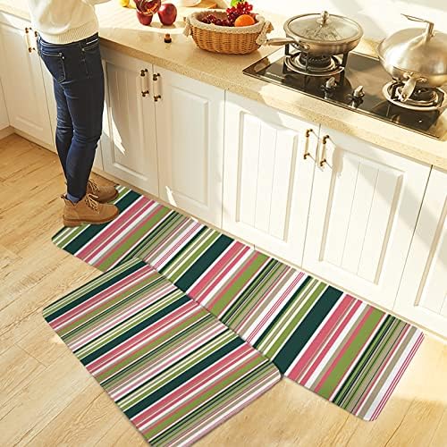 Absorbent Soft Kitchen Rugs for Living Spaces - Non-Slip Durable
