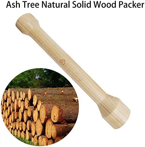 14 Inch Ash Tree Wood Sauerkraut Pounder for Mason Jars