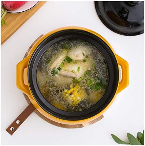 SISWIM Yellow 38L Multi-Purpose Pot with Dual Handle and Ergonomic Design