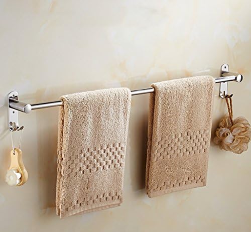 Minimalist Design Stainless Steel Double Hook Towel Rail