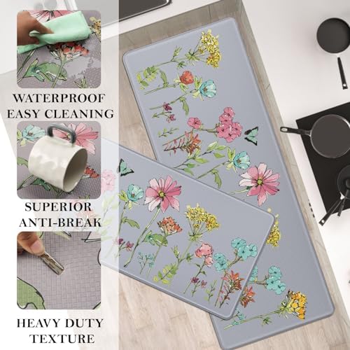 Blossom Kitchen Mat Set