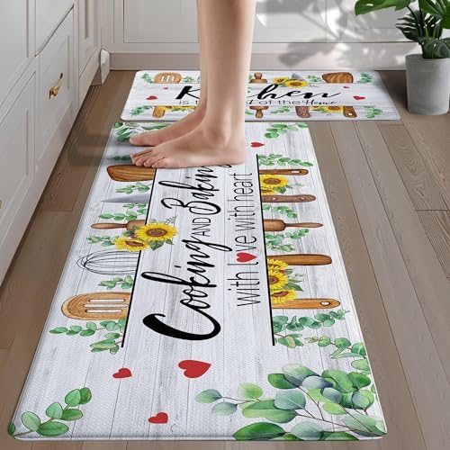 Luxurious Anti-Fatigue Kitchen Mat Set
