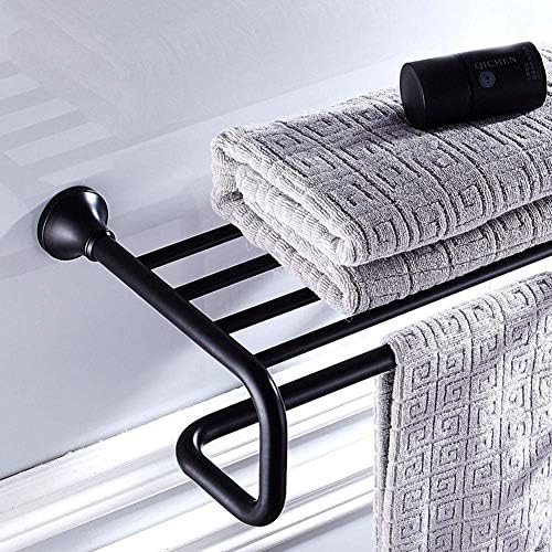 Double Black Bronze Towel Rack