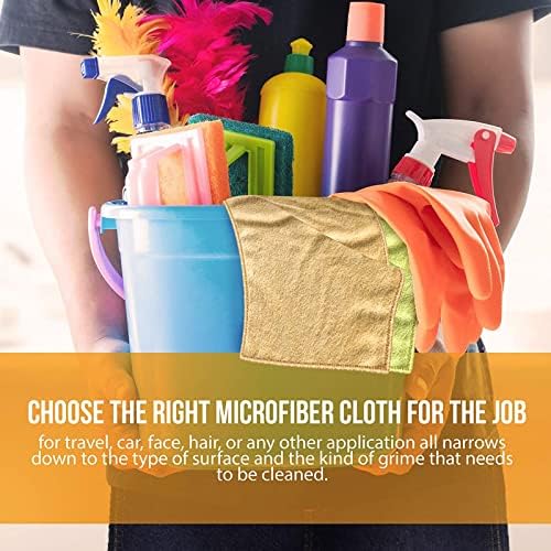 Premium Microfiber Cleaning Cloth Pack of 5 118x118 Reusable