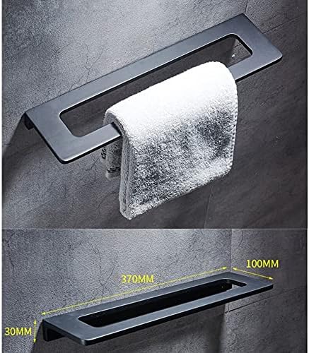 Black Aluminum Towel Rail for Bathroom Kitchen