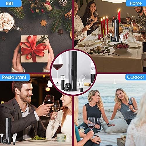 MCSWSEE 4 in 1 Electric Wine Bottle Opener