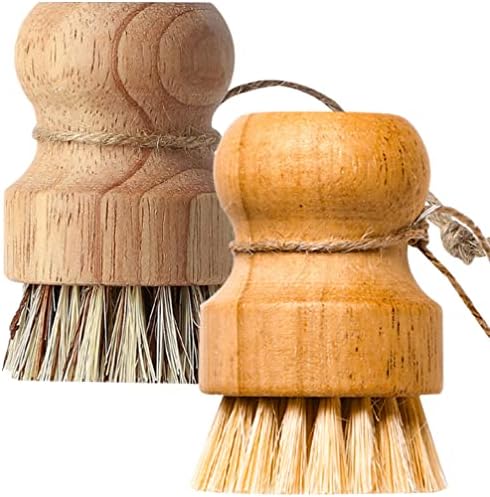 CALLARON Multipurpose Dish Brush with Bamboo Handle