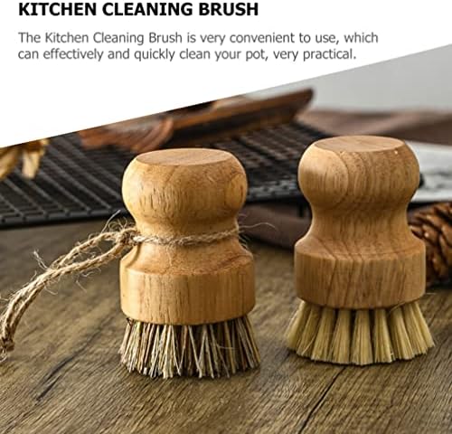 CALLARON Multipurpose Dish Brush with Bamboo Handle
