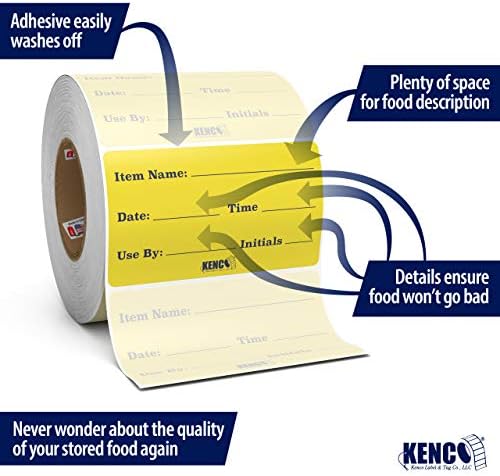 Dissolvable Food Labels for Glass Plastic Metal Wood - Reusable with No Residue