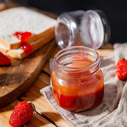 24-Piece High-Quality Mason Jars Airtight Durable for Kitchen Canning