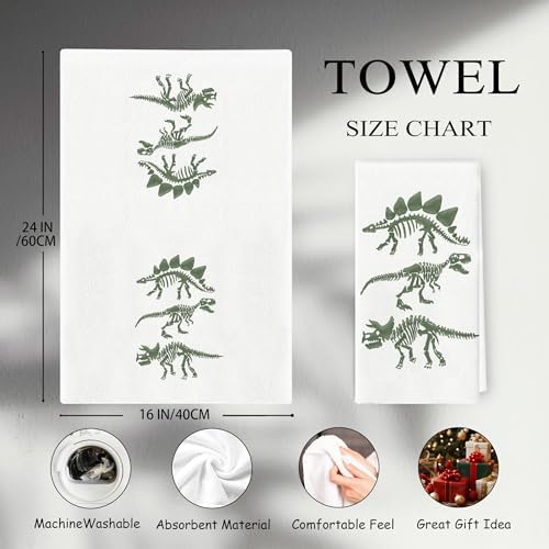 Dinosaur-Themed Hands-On Napkins Set for Kids Soft Non-Toxic