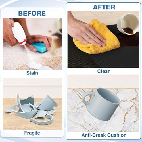 VBTGVE 2-Piece Anti-Fatigue Kitchen Mat Set