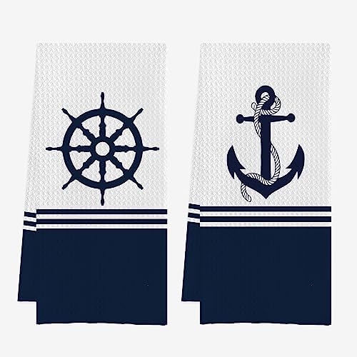 IWXYI Nautical Kitchen Towels