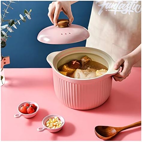 SISWIM Soup Pot with Lid 18L Gold Durable Stovetop Pot Multurpose Kitchen Use