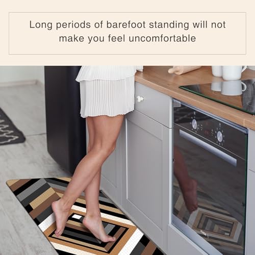 Varolifan Kitchen Mats 2pcs Anti-Fatigue Non-Slip