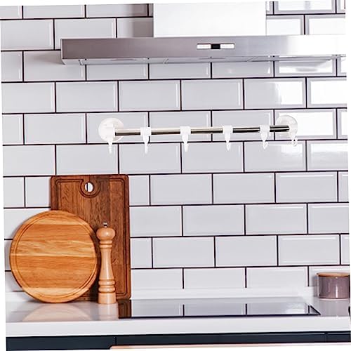 Stainless Steel Suction Cup Towel Hook Kitchen Rack