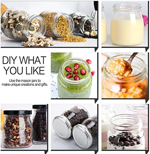 Kamota Eco-Friendly Glass Jars Reusable 150ml