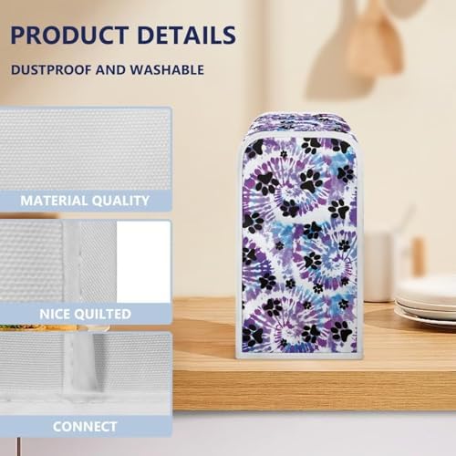 Tie-Dye Paws Stain Resistant Can Opener Cover