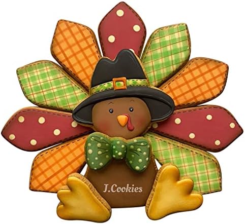 LILIAO Thanksgiving Turkey Puzzle Cookie Cutter Set Stainless Steel 7-Piece Set
