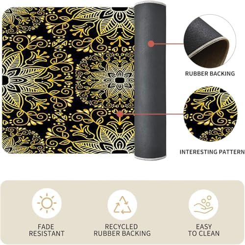Paisley Kitchen Mat 2 PCS Anti-Fatigue Foam Rug