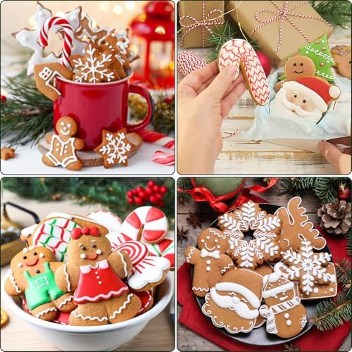 STARSIDE 4-inch Christmas Cookie Cutters 6-Piece Set